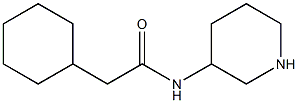 2-cyclohexyl-N-(piperidin-3-yl)acetamide Struktur