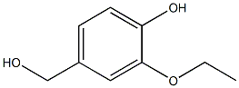 2-ethoxy-4-(hydroxymethyl)phenol Struktur