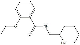 2-ethoxy-N-(piperidin-2-ylmethyl)benzamide Struktur