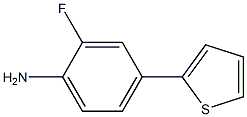 2-fluoro-4-thien-2-ylaniline Struktur