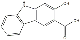 2-hydroxy-9H-carbazole-3-carboxylic acid Struktur