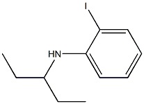 2-iodo-N-(pentan-3-yl)aniline Struktur