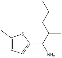 2-methyl-1-(5-methylthiophen-2-yl)pentan-1-amine Struktur