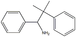 2-methyl-1,2-diphenylpropan-1-amine Struktur