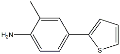 2-methyl-4-thien-2-ylaniline Struktur