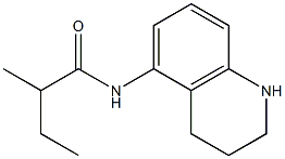 2-methyl-N-(1,2,3,4-tetrahydroquinolin-5-yl)butanamide Struktur