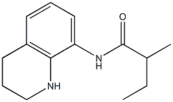 2-methyl-N-(1,2,3,4-tetrahydroquinolin-8-yl)butanamide Struktur