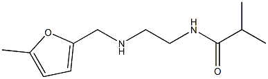 2-methyl-N-(2-{[(5-methylfuran-2-yl)methyl]amino}ethyl)propanamide Struktur