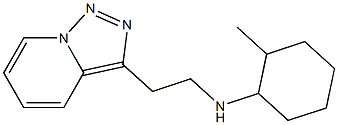 2-methyl-N-(2-{[1,2,4]triazolo[3,4-a]pyridin-3-yl}ethyl)cyclohexan-1-amine Struktur