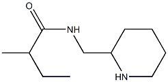 2-methyl-N-(piperidin-2-ylmethyl)butanamide Struktur