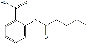 2-pentanamidobenzoic acid Struktur