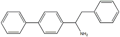 2-phenyl-1-(4-phenylphenyl)ethan-1-amine Struktur