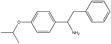 2-phenyl-1-[4-(propan-2-yloxy)phenyl]ethan-1-amine Struktur