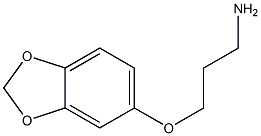 3-(1,3-benzodioxol-5-yloxy)propan-1-amine Struktur