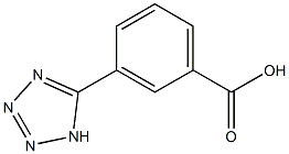 3-(1H-1,2,3,4-tetrazol-5-yl)benzoic acid Struktur