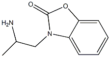 3-(2-aminopropyl)-2,3-dihydro-1,3-benzoxazol-2-one Struktur