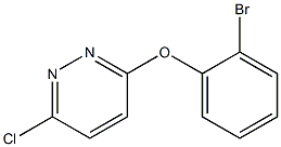 3-(2-bromophenoxy)-6-chloropyridazine Struktur