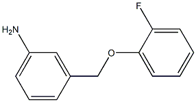 3-(2-fluorophenoxymethyl)aniline Struktur