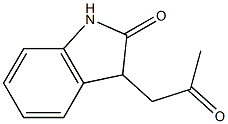 3-(2-oxopropyl)-2,3-dihydro-1H-indol-2-one Struktur