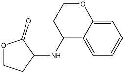 3-(3,4-dihydro-2H-1-benzopyran-4-ylamino)oxolan-2-one Struktur