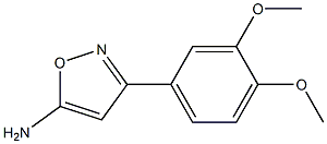 3-(3,4-dimethoxyphenyl)-1,2-oxazol-5-amine Struktur