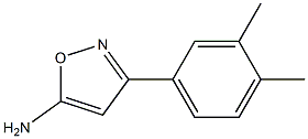 3-(3,4-dimethylphenyl)-1,2-oxazol-5-amine Struktur