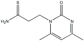 3-(4,6-dimethyl-2-oxopyrimidin-1(2H)-yl)propanethioamide Struktur