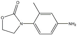 3-(4-amino-2-methylphenyl)-1,3-oxazolidin-2-one Struktur