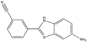 3-(5-amino-1H-benzimidazol-2-yl)benzonitrile Struktur