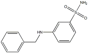 3-(benzylamino)benzene-1-sulfonamide Struktur