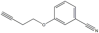 3-(but-3-ynyloxy)benzonitrile Struktur