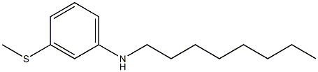 3-(methylsulfanyl)-N-octylaniline Struktur