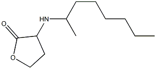 3-(octan-2-ylamino)oxolan-2-one Struktur