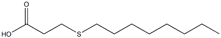 3-(octylsulfanyl)propanoic acid Struktur