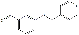 3-(pyridin-4-ylmethoxy)benzaldehyde Struktur