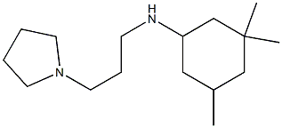 3,3,5-trimethyl-N-[3-(pyrrolidin-1-yl)propyl]cyclohexan-1-amine Struktur