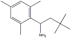 3,3-dimethyl-1-(2,4,6-trimethylphenyl)butan-1-amine Struktur