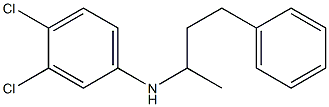 3,4-dichloro-N-(4-phenylbutan-2-yl)aniline Struktur