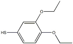 3,4-diethoxybenzene-1-thiol Struktur