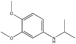 3,4-dimethoxy-N-(propan-2-yl)aniline Struktur