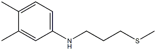 3,4-dimethyl-N-[3-(methylsulfanyl)propyl]aniline Struktur