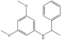 3,5-dimethoxy-N-(1-phenylethyl)aniline Struktur