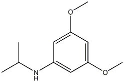 3,5-dimethoxy-N-(propan-2-yl)aniline Struktur