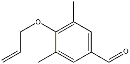 3,5-dimethyl-4-(prop-2-en-1-yloxy)benzaldehyde Struktur