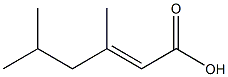 3,5-dimethylhex-2-enoic acid Struktur