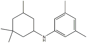 3,5-dimethyl-N-(3,3,5-trimethylcyclohexyl)aniline Struktur