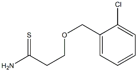 3-[(2-chlorobenzyl)oxy]propanethioamide Struktur