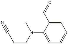 3-[(2-formylphenyl)(methyl)amino]propanenitrile Struktur