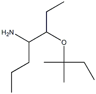 3-[(2-methylbutan-2-yl)oxy]heptan-4-amine Struktur