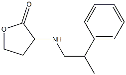 3-[(2-phenylpropyl)amino]oxolan-2-one Struktur